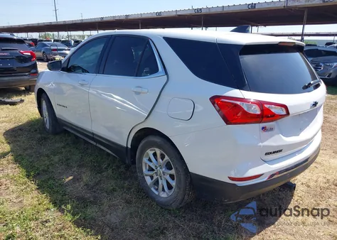 2020 Chevrolet Equinox Fwd Lt 1.5L Turbo из США, поврежденный, VIN 3GNAXKEV8LS587990